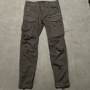 G-Star RAW Rovic Zip 3D Straight Tapered Leg Cargo Pants Mens Size 30x32 (34x32)